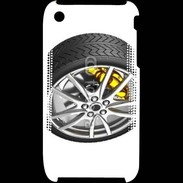 Coque iPhone 3G / 3GS Pneu complet étrier jaune