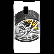 Coque LG P990 Pneu complet étrier jaune
