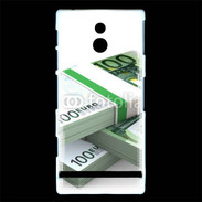 Coque Sony Xperia P Liasse de billets 100 €