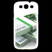 Coque Samsung Galaxy S3 Liasse de billets 100 €