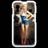 Coque Samsung ACE S5830 Femme mode militaire US