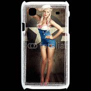 Coque Samsung Galaxy S Femme mode militaire US