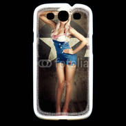 Coque Samsung Galaxy S3 Femme mode militaire US