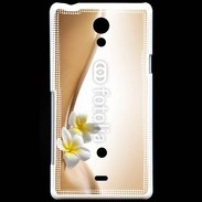 Coque Sony Xperia T Beauté de femme et monoï