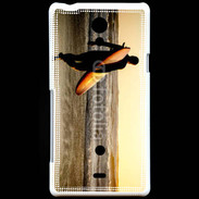 Coque Sony Xperia T Surf soleil couchant