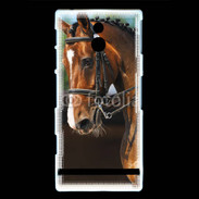 Coque Sony Xperia P Dressage cheval 1