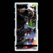 Coque Sony Xperia P Course de chevaux
