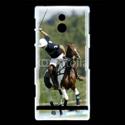 Coque Sony Xperia P Joueur de Polo 2