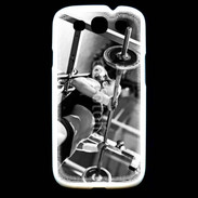 Coque Samsung Galaxy S3 Femme sur un banc de musculation