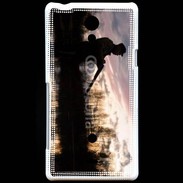 Coque Sony Xperia T Chasse au levé de soleil