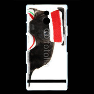 Coque Sony Xperia P Chiot joueur de tennis