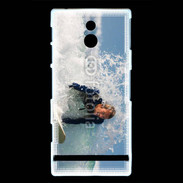 Coque Sony Xperia P Surfeur dans la vague
