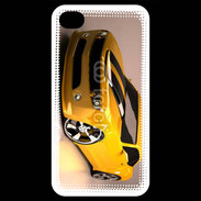 Coque iPhone 4 / iPhone 4S Belle voiture jaune et noire