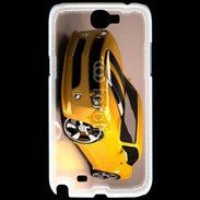 Coque Samsung Galaxy Note 2 Belle voiture jaune et noire
