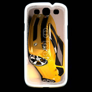 Coque Samsung Galaxy S3 Belle voiture jaune et noire