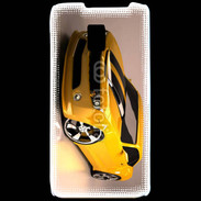 Coque LG P990 Belle voiture jaune et noire