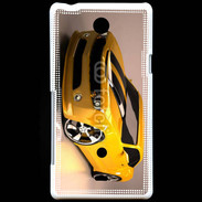 Coque Sony Xperia T Belle voiture jaune et noire