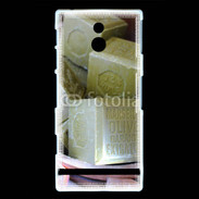 Coque Sony Xperia P Savon de marseille