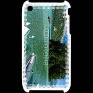Coque iPhone 3G / 3GS Barques sur le lac d'Annecy