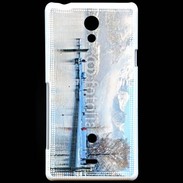 Coque Sony Xperia T Le Lac d'Annecy en hvier