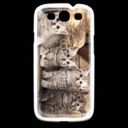 Coque Samsung Galaxy S3 Chaton gris 2