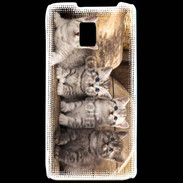 Coque LG P990 Chaton gris 2