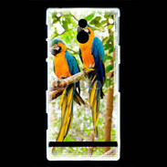 Coque Sony Xperia U Duo de perroquets