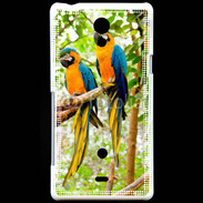 Coque Sony Xperia T Duo de perroquets