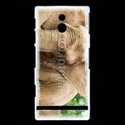 Coque Sony Xperia U Elephant d'Afrique