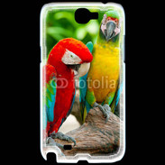 Coque Samsung Galaxy Note 2 Couple de perroquets