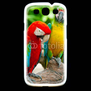 Coque Samsung Galaxy S3 Couple de perroquets
