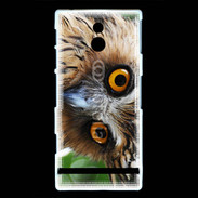 Coque Sony Xperia U Tête de chouette