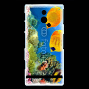 Coque Sony Xperia U Poisson jaune