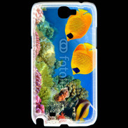 Coque Samsung Galaxy Note 2 Poisson jaune
