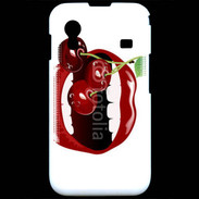 Coque Samsung ACE S5830 Cerise et bouche