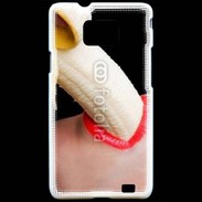 Coque Samsung Galaxy S2 Manger une banane