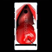 Coque Sony Xperia U Cerise et bouche 2