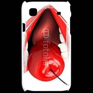 Coque Samsung Galaxy S Cerise et bouche 2