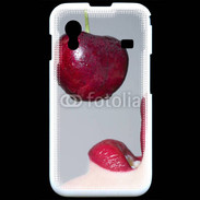 Coque Samsung ACE S5830 Cerise et bouche 3