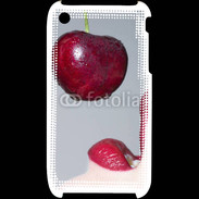 Coque iPhone 3G / 3GS Cerise et bouche 3