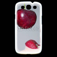 Coque Samsung Galaxy S3 Cerise et bouche 3