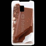 Coque LG P990 Chocolat aux amandes et noisettes