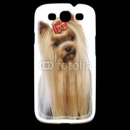 Coque Samsung Galaxy S3 Yorkie de face