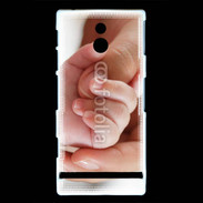 Coque Sony Xperia U Main de bébé