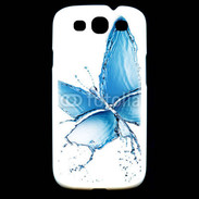 Coque Samsung Galaxy S3 Papillon en eau