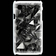 Coque Samsung Galaxy S Fond cristal abstrait