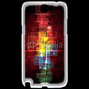 Coque Samsung Galaxy Note 2 Fond abstrait coloré