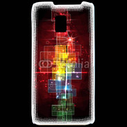 Coque LG P990 Fond abstrait coloré