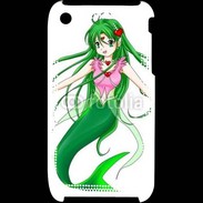 Coque iPhone 3G / 3GS Fille manga verte