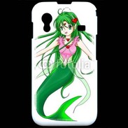 Coque Samsung ACE S5830 Fille manga verte
